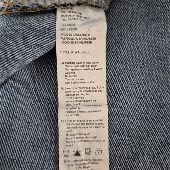 Forever 21 Men's Cargo Jeans Sz 38 Distressed Blue Denim - Picture 4 of 7